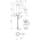 IDEAL STANDARD BD759AA WT-Armatur Ceraline Nuovo Ausld.105mm