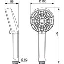 IDEAL STANDARD BD827XG ArmaturenPaket Idealrain Regenbrause,