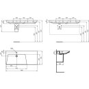 IDEAL STANDARD E263201 M&ouml;belwaschtisch La Dolce Vita 1260 mm