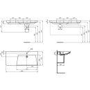 IDEAL STANDARD E263301 M&ouml;belwaschtisch La Dolce Vita 1260 mm