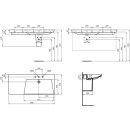 IDEAL STANDARD E2697MA M&ouml;belwaschtisch La Dolce Vita 1260 mm