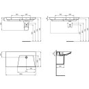 IDEAL STANDARD E270401 M&ouml;belwaschtisch La Dolce Vita 1060 mm