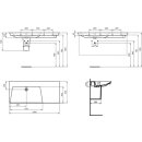 IDEAL STANDARD E270601 M&ouml;belwaschtisch La Dolce Vita 1260 mm