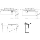 IDEAL STANDARD E270701 M&ouml;belwaschtisch La Dolce Vita 1260 mm