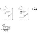 IDEAL STANDARD R0570Y8 M&ouml;belpaket Eurovit+ HWB li. 37cm Wei&szlig;