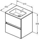 IDEAL STANDARD R0571WG M&ouml;belpaket Eurovit+ m.WT 51cm Wei&szlig;