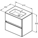 IDEAL STANDARD R0572TI M&ouml;belpaket Eurovit+ m.WT 61cm Wei&szlig;