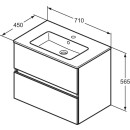 IDEAL STANDARD R0573TI M&ouml;belpaket Eurovit+ m.WT 71cm Wei&szlig;