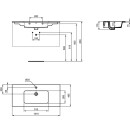 IDEAL STANDARD R0575TI M&ouml;belpaket Eurovit+ m.WT 101cm Wei&szlig;