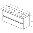 IDEAL STANDARD R0576WG M&ouml;belpaket Eurovit+ m.WT 121cm Wei&szlig;