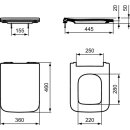 IDEAL STANDARD T5211V2 WC-Sitz Blend Cube Sandwich