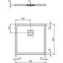 IDEAL STANDARD T5426FG Brausewanne Ultra Flat Evo