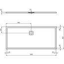 IDEAL STANDARD T5429FG Brausewanne Ultra Flat Evo