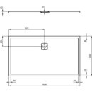 IDEAL STANDARD T5432FG Brausewanne Ultra Flat Evo