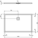 IDEAL STANDARD T5434FG Brausewanne Ultra Flat Evo