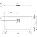 IDEAL STANDARD T5436FG Brausewanne Ultra Flat Evo