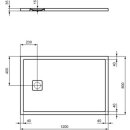 IDEAL STANDARD T5439FG Brausewanne Ultra Flat Evo