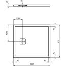 IDEAL STANDARD T5444FG Brausewanne Ultra Flat Evo