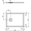 IDEAL STANDARD T5446FG Brausewanne Ultra Flat Evo