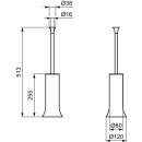 IDEAL STANDARD T5494GN WC-B&uuml;rstengarnitur La Dolce Vita