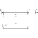IDEAL STANDARD T5499A2 Handtuchhalter La Dolce Vita 875 mm