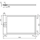 IDEAL STANDARD T5570FR Rechteck-BRW Ultra Flat S i.life