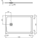 IDEAL STANDARD T5594FR Rechteck-Brausewanne Ultra Flat S +