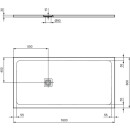 IDEAL STANDARD T5602FS Rechteck-Brausewanne Ultra Flat S +