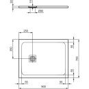 IDEAL STANDARD T5604FS Rechteck-Brausewanne Ultra Flat S +