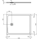 IDEAL STANDARD T5605FR Rechteck-Brausewanne Ultra Flat S +