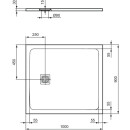 IDEAL STANDARD T5607FR Rechteck-Brausewanne Ultra Flat S +