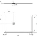 IDEAL STANDARD T5610FS Rechteck-Brausewanne Ultra Flat S +