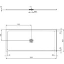 IDEAL STANDARD T5612FR Rechteck-Brausewanne Ultra Flat S +