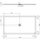 IDEAL STANDARD T5619FR Rechteck-Brausewanne Ultra Flat S +