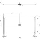 IDEAL STANDARD T5619FV Rechteck-Brausewanne Ultra Flat S +