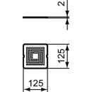 IDEAL STANDARD T5635FR Ablaufabdeckung Ultra Flat S +