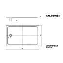 KALDEWEI 376000010672 DW CAYONOPLAN Mod.2230-1, 1000 x