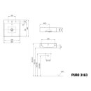 KALDEWEI 901307263001 Wandwaschtisch PURO Mod.3163, 460 x