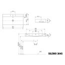 KALDEWEI 904407253001 Wandwaschtisch SILENIO Mod.3045, 900