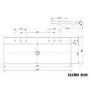 KALDEWEI 906407283001 Aufs.-WT SILENIO Mod.3049-D, 1200 x