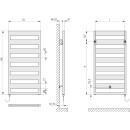 KERMI CTE1018750513XK Casteo -E BH1806x30x750mm P=1200W,RAL9016 MT,WRS wei&szlig;,links