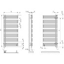 KERMI DVE1A10450102XK Diveo -E BH940x46x450mm P=400W,RAL9016 SG, WWS wei&szlig;, rechts