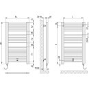 KERMI E0E1008450113XK Basic -E BH804x35x450mm 400W,RAL9016 SG,links,WRS wei&szlig;,SK1