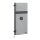 KERMI E1E1A10450603JK Credo Half round-E 1000x450x46 mm 400W,anthracite grey,links,WWS swz,SK1