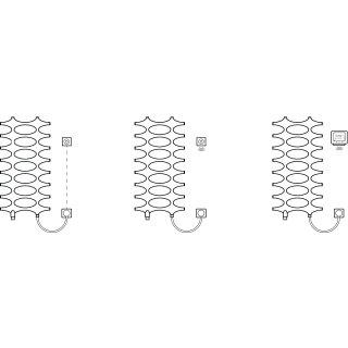 KERMI IDV1119750404XK Ideos -V E Zusatz BH1901x35x758mm P=800W,graphit met.,WWS swz,rechts