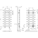 KERMI IDV1119750404XK Ideos -V E Zusatz BH1901x35x758mm P=800W,graphit met.,WWS swz,rechts