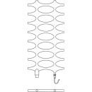 KERMI IDV1119750415XK Ideos -V E Zusatz BH1901x35x758mm P=800W,graphit met.,WRS swz,links