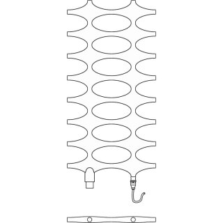 KERMI IDV1119750502XK Ideos -V E Zusatz BH1901x35x758mm P=800W,RAL9016 MT,WWS weiß,rechts