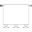 KERMI PTX120502001N1K X2 Plan-Vmulti T12 505x66x2005 QN1912, wei&szlig;, 10bar, Ventil, m.Abd., BK