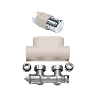 Ventilhahnblock-Kombiset Eckform